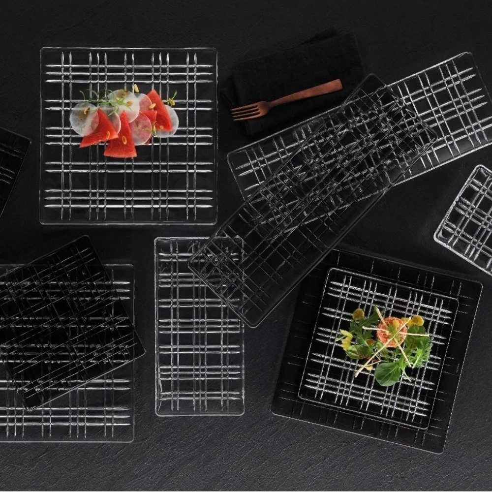 Prato Retangular Nachtmann Square 42 X 14 Cm