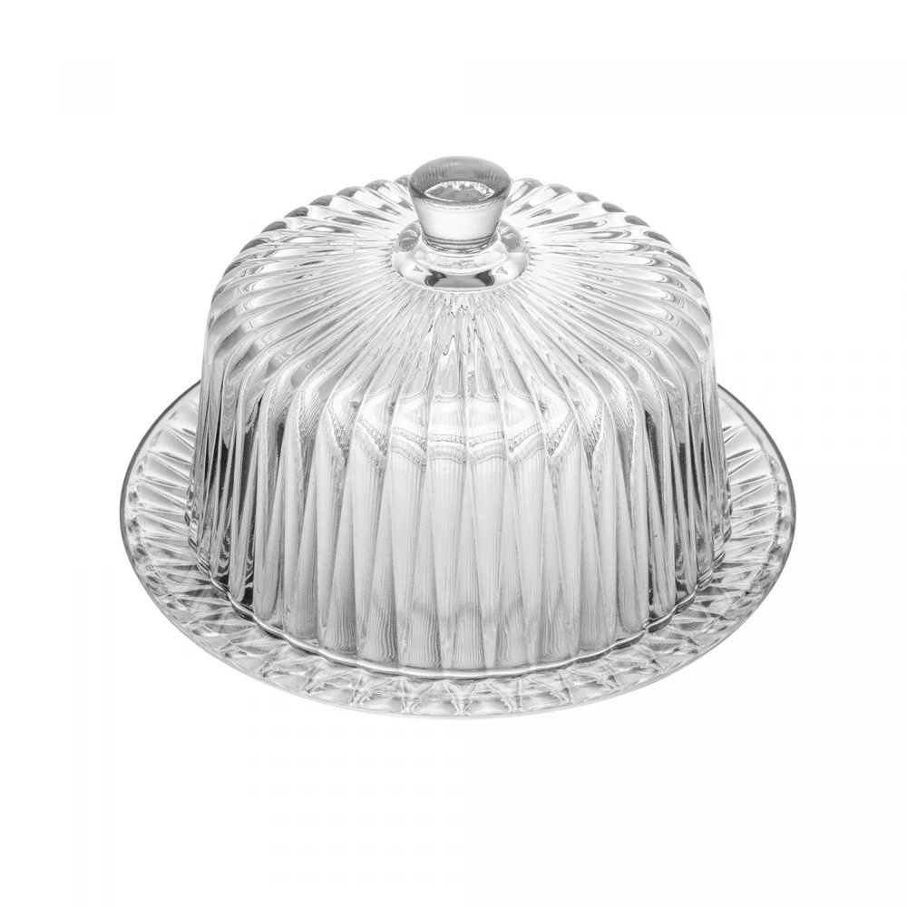 Queijeira Com Tampa Lyor Radial 20 X 20 X 12,5 Cm Queijeira Com Tampa Lyor Radial 20 X 20 X 12,5 Cm