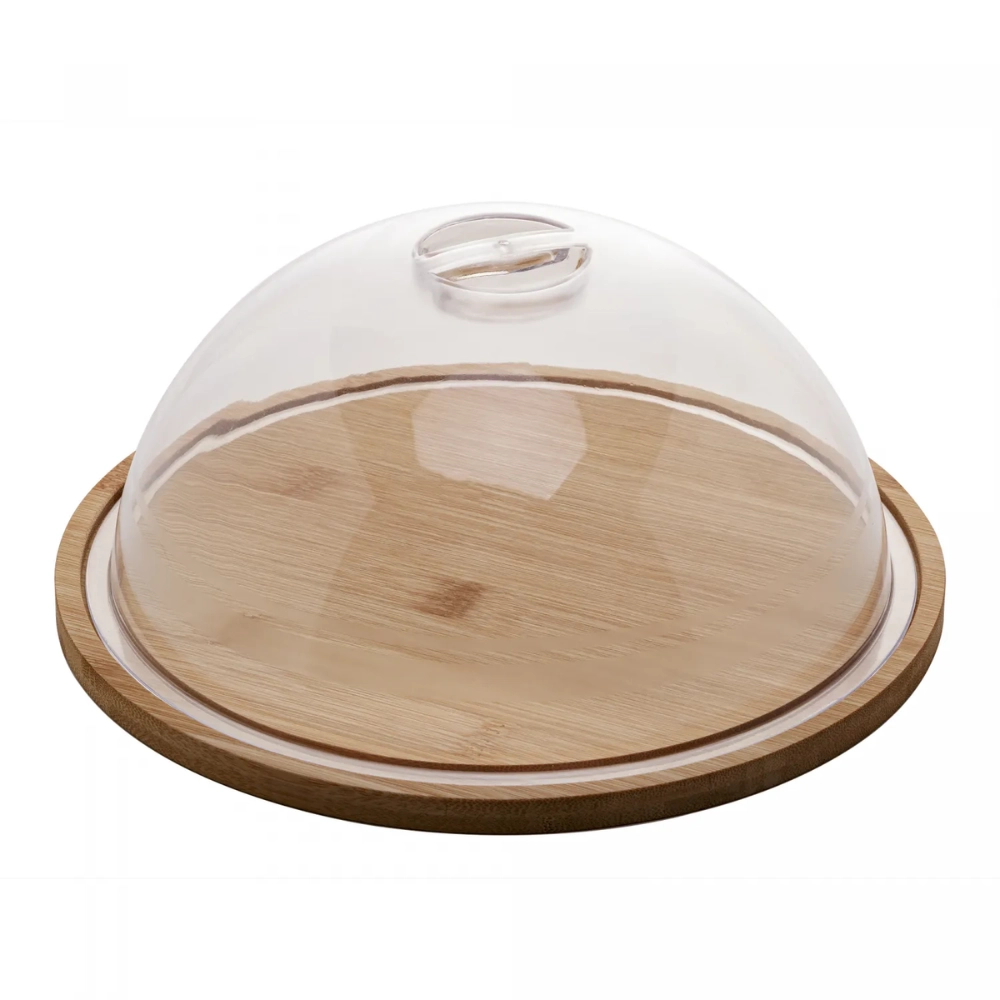 Queijeira Redonda Com Tampa Lyor 23,5 X 23,5 X 10 Cm Queijeira Redonda Com Tampa Lyor 23,5 X 23,5 X 10 Cm