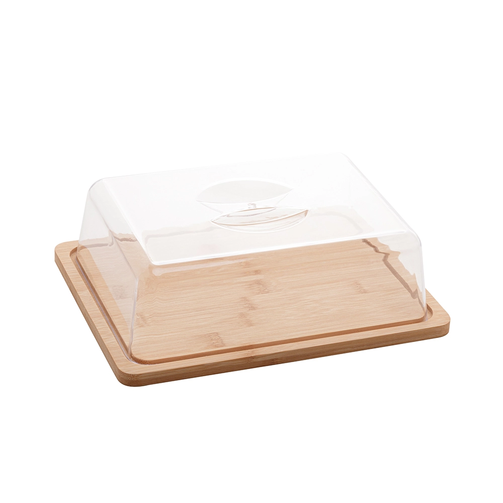 Queijeira Retangular Com Tampa Lyor 24 X 18,5 X 7,6 Cm Queijeira Retangular Com Tampa Lyor 24 X 18,5 X 7,6 Cm