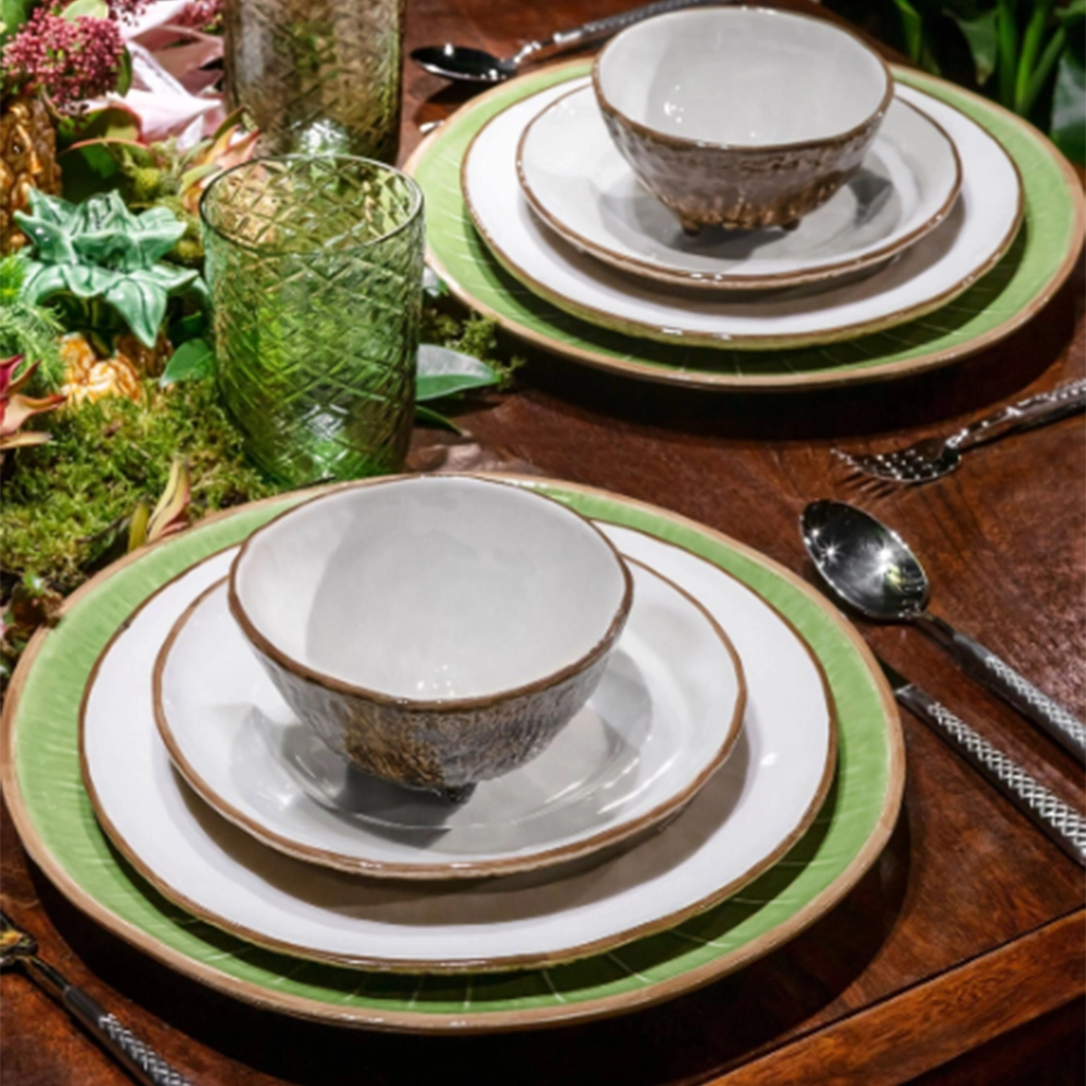 Saladeira Bordallo Pinheiro Coco 19 X 30 X 30,2 Cm