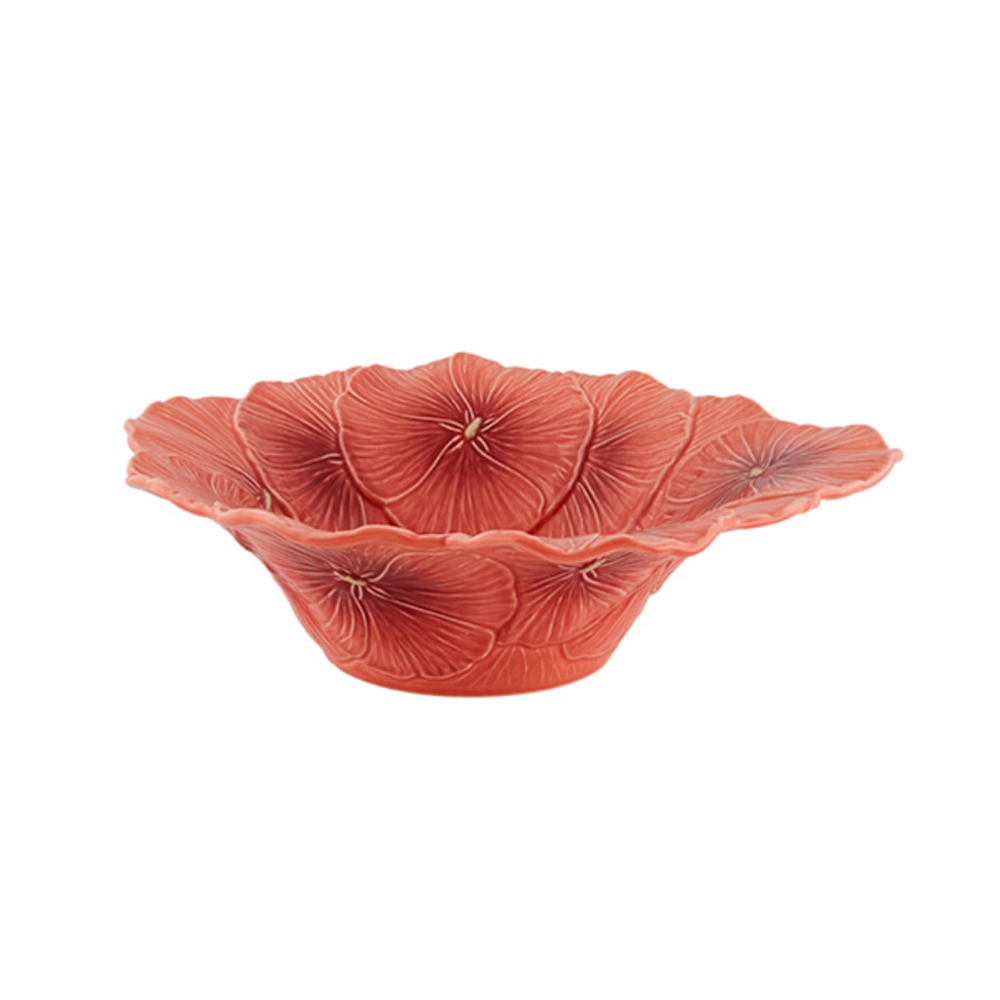 Saladeira Bordallo Pinheiro Maria Flor Alcea 33 Cm Saladeira Bordallo Pinheiro Maria Flor Alcea 33 Cm