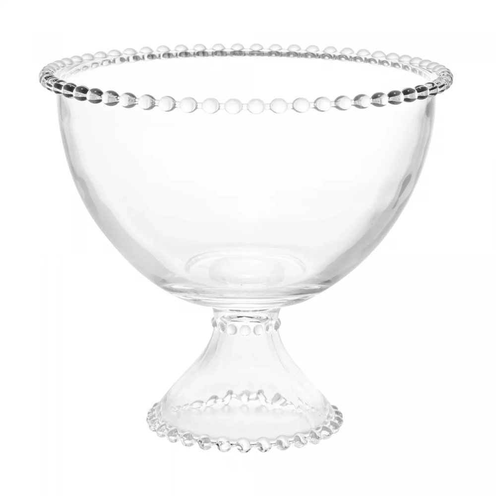 Saladeira Com Pé Wolff Pearl 19 X 21 Cm Saladeira Com Pé Wolff Pearl 19 X 21 Cm