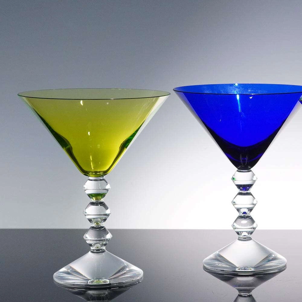 Taca Para Martini Em Cristal Baccarat Vega Topazio