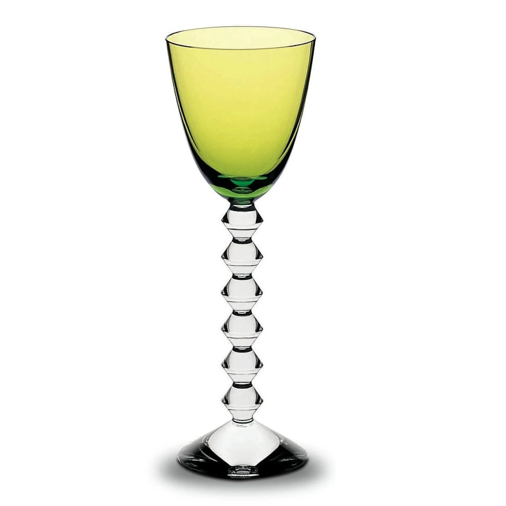 Taca Para Vinho Em Cristal Baccarat Vega Verde Oliva