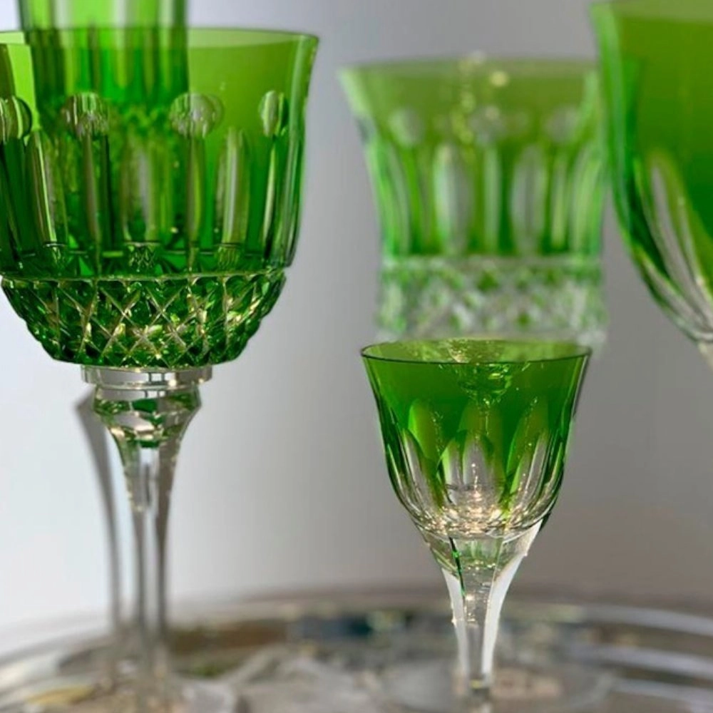 Taca Para Vinho Tinto Strauss Romano 069 Overlay Verde Claro