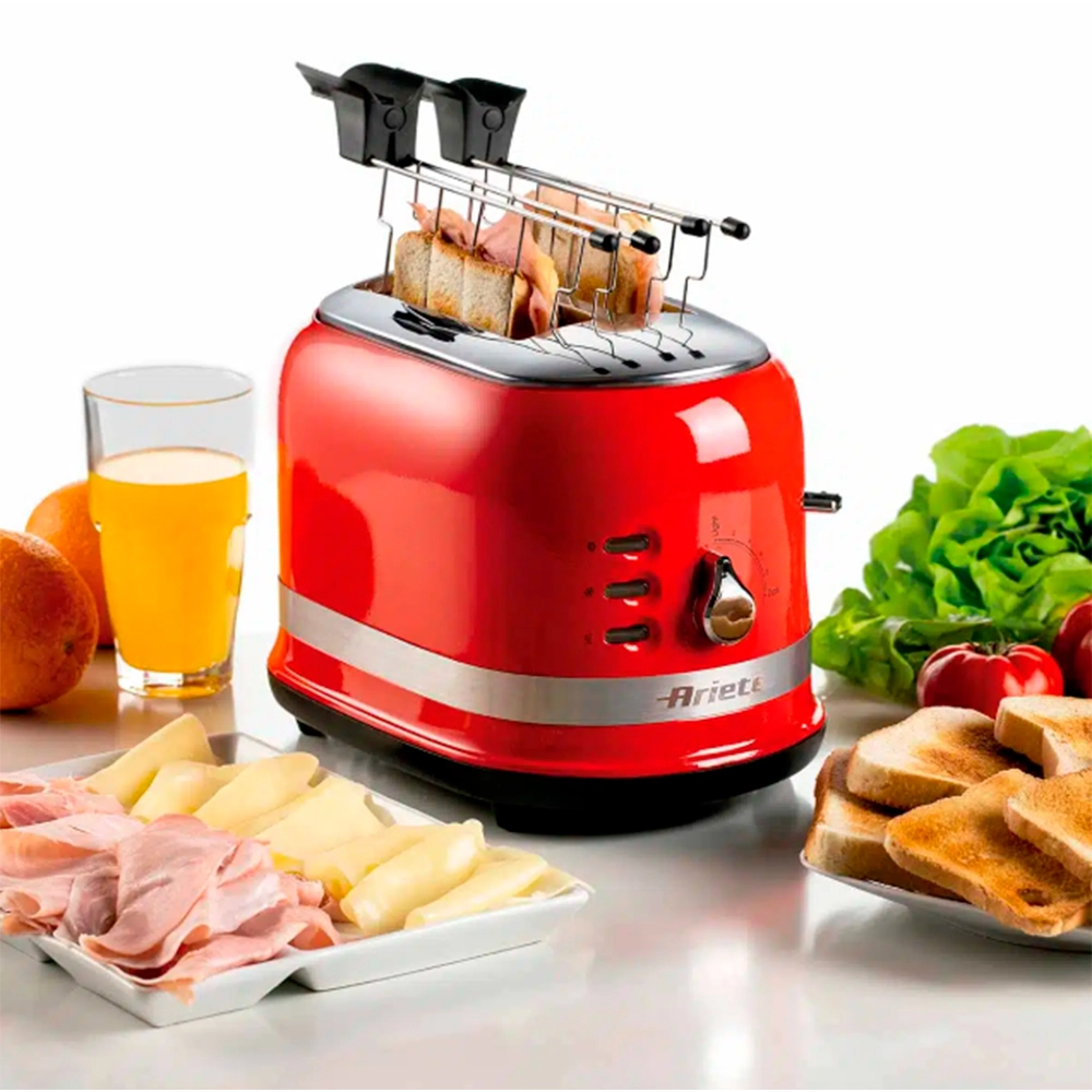 Torradeira Eletrica Ariete Moderna Vermelha