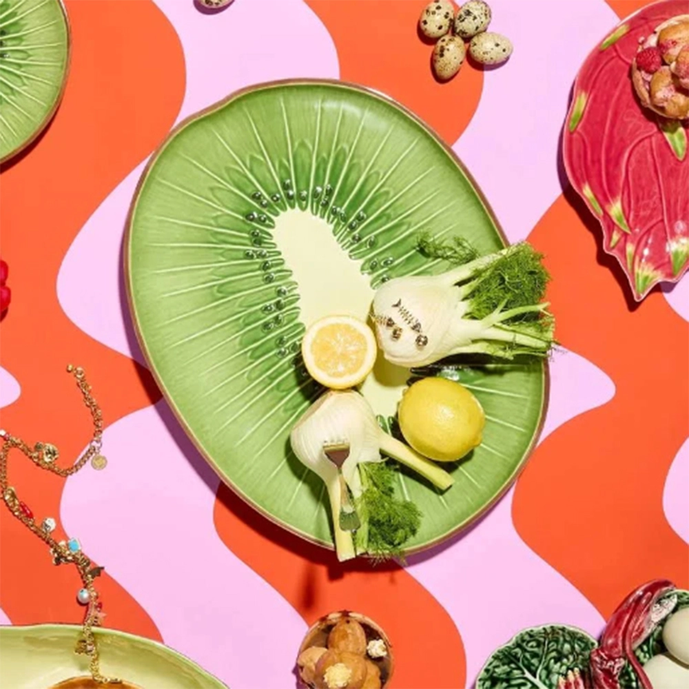 Travessa Bordallo Pinheiro Kiwi 3,5 X 40,2 Cm