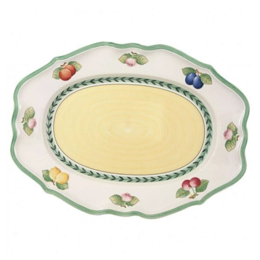 Travessa Oval French Garden Fleurence Villeroy e Boch Travessa Oval French Garden Fleurence Villeroy e Boch