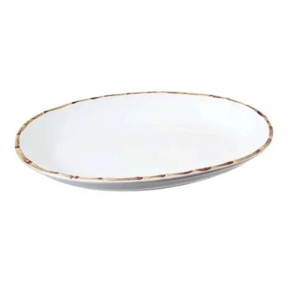 Travessa Oval Funda Bambu Scalla Travessa Oval Funda Bambu Scalla
