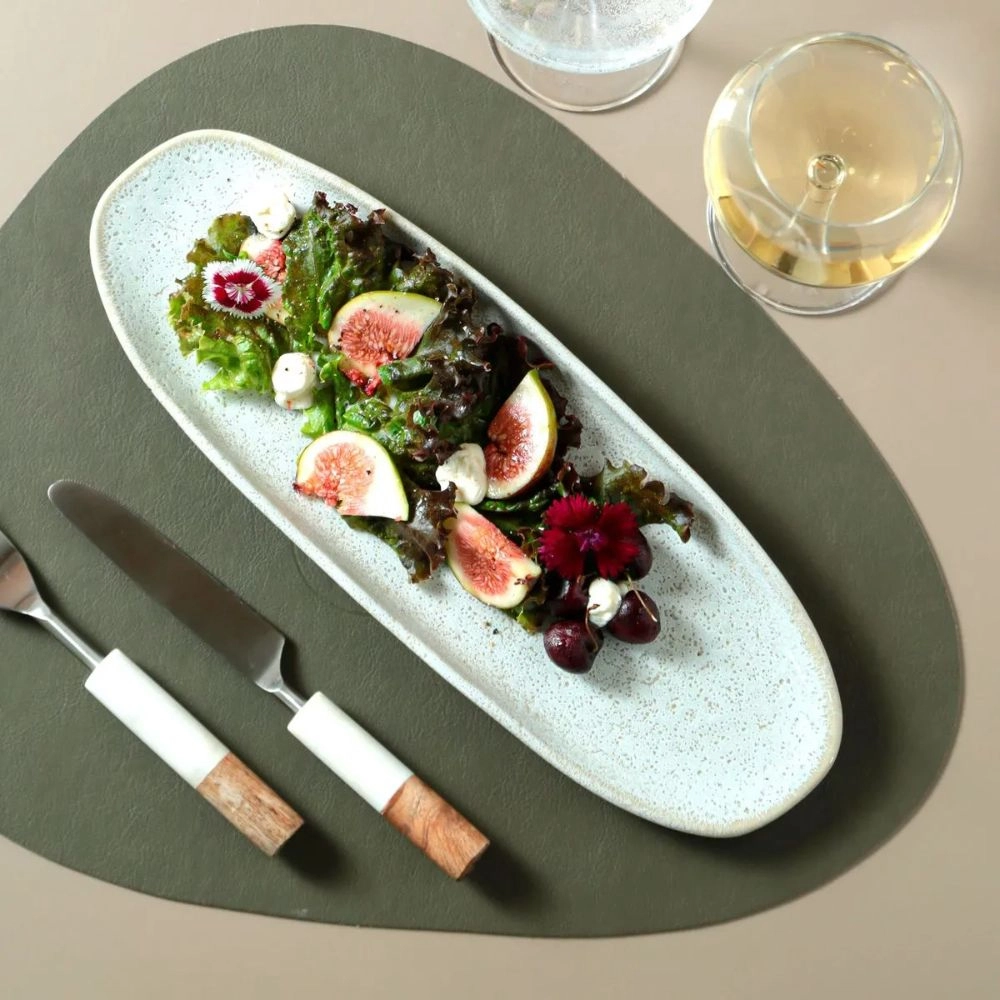 Travessa Oval Rasa Grande Porto Brasil Organico Vanilla Travessa Oval Rasa Grande Porto Brasil Organico Vanilla