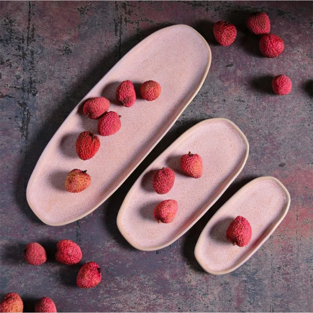 Travessa Oval Rasa Porto Brasil Organico Litchi Travessa Oval Rasa Porto Brasil Organico Litchi