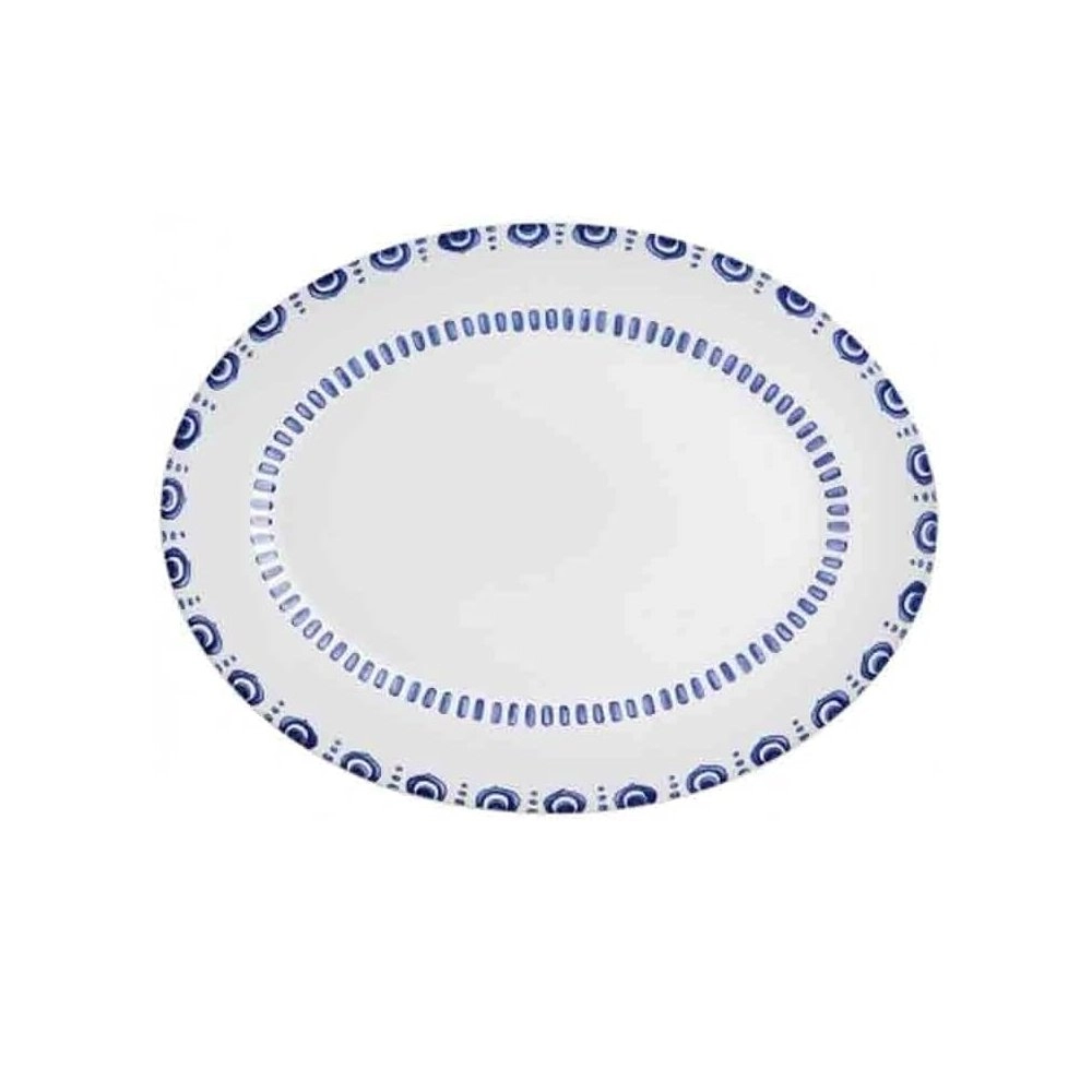 Travessa Oval Vista Alegre Azure 35 Cm