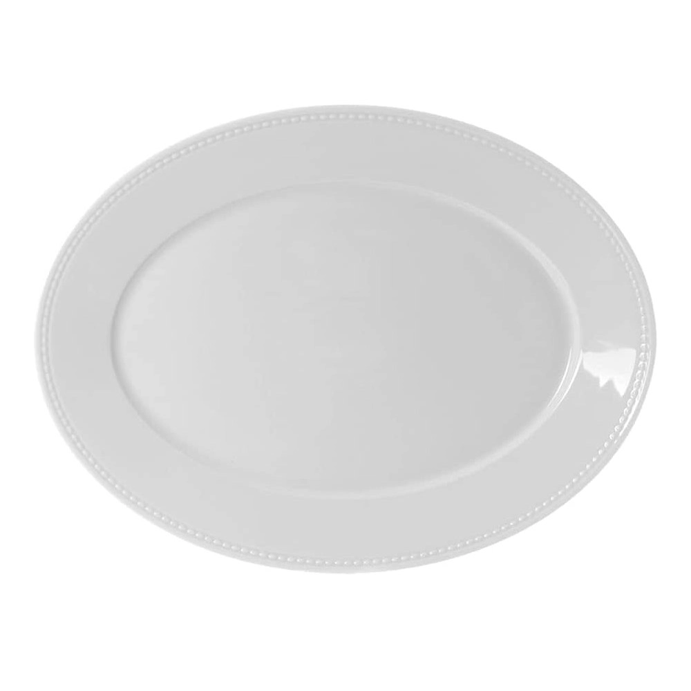 Travessa Oval Vista Alegre Perla 37 Cm Travessa Oval Vista Alegre Perla 37 Cm