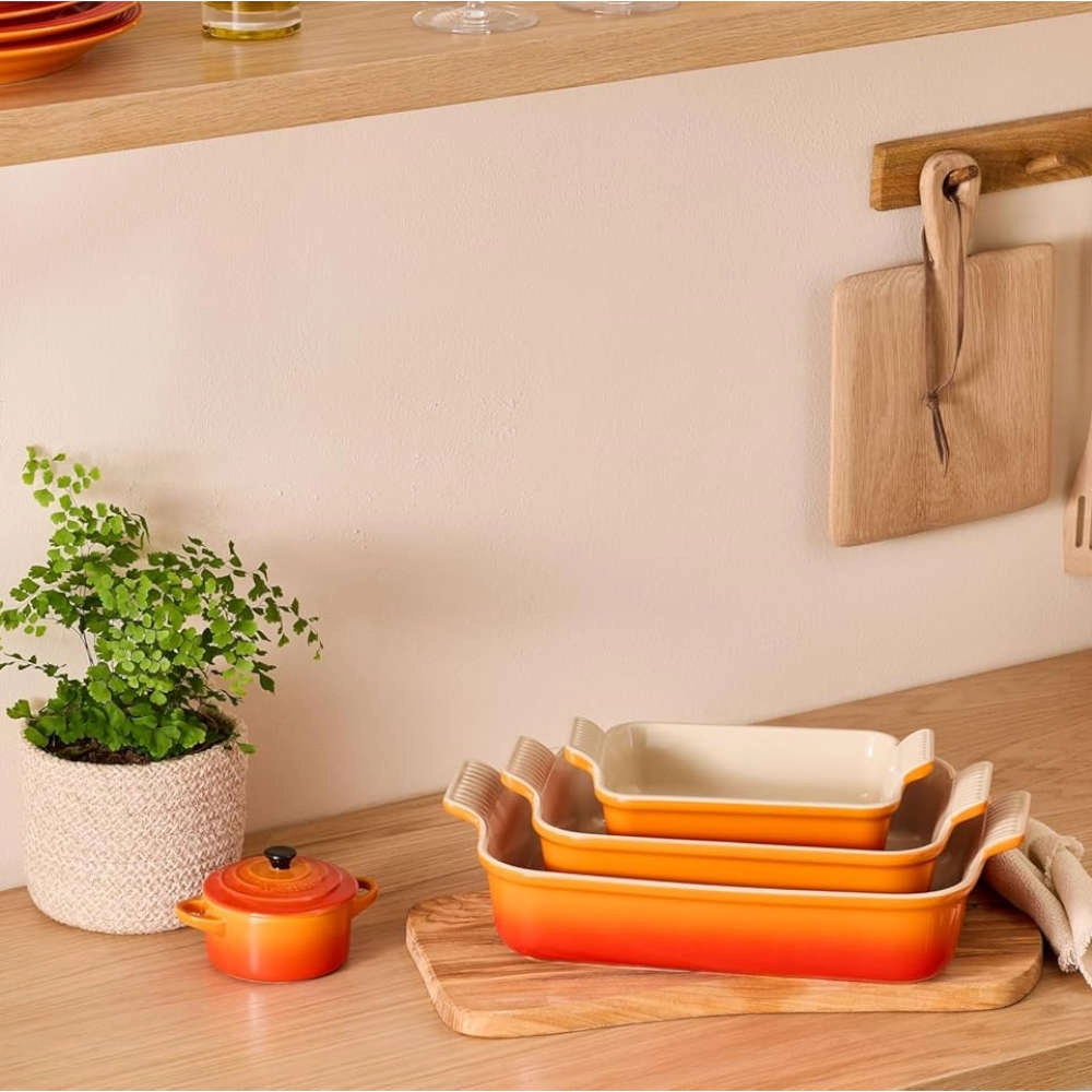 Travessa Retangular Le Creuset Heritage 26 Cm Travessa Retangular Le Creuset Heritage 26 Cm