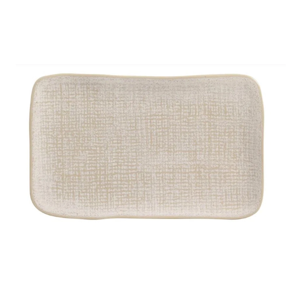 Travessa Retangular Porto Brasil Juta Latte