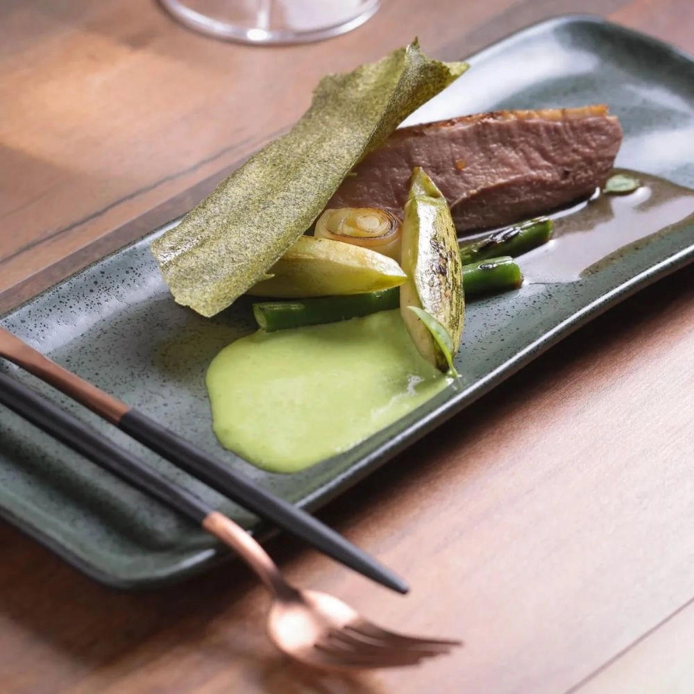 Travessa Retangular Media Porto Brasil Organico Greenery Travessa Retangular Media Porto Brasil Organico Greenery