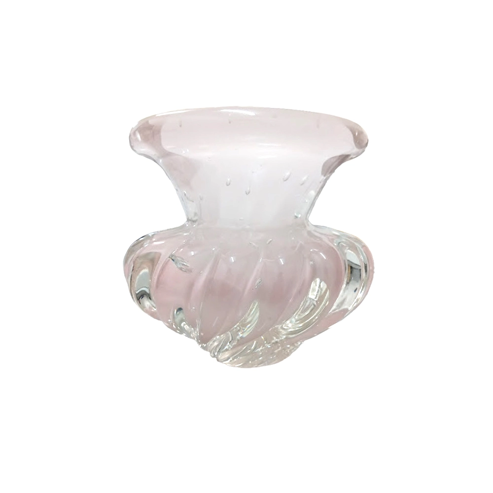 Vaso Cesky Cristais D´labone Jade Rosa 9 X 9 Cm Vaso Cesky Cristais D´labone Jade Rosa 9 X 9 Cm