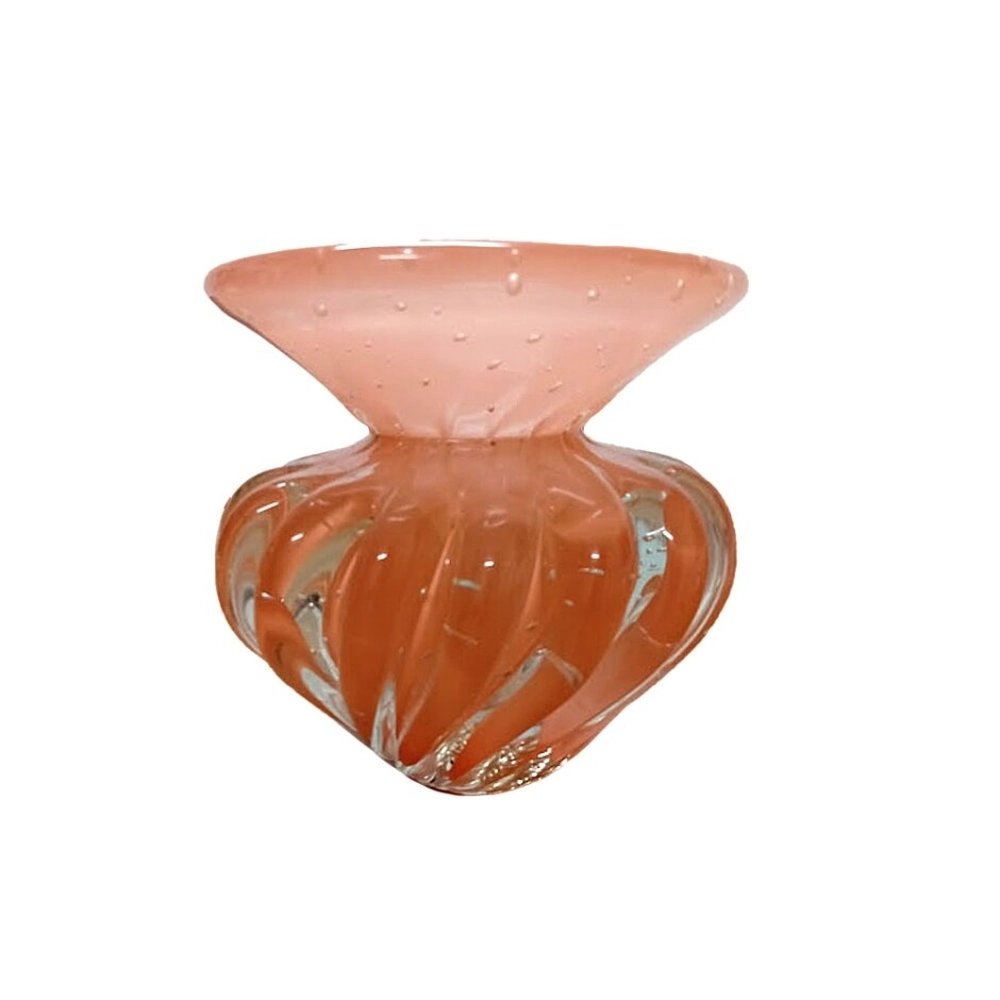 Vaso Cesky Cristais D´labone Tumeric Laranja 14 X 14 Cm Vaso Cesky Cristais D´labone Tumeric Laranja 14 X 14 Cm