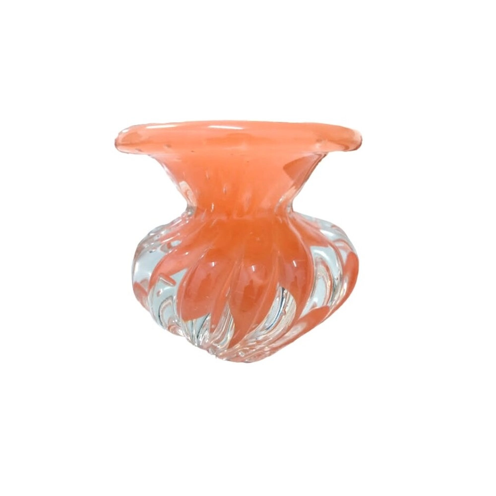 Vaso Cesky Cristais D´labone Tumeric Laranja 9 X 9 Cm Vaso Cesky Cristais D´labone Tumeric Laranja 9 X 9 Cm