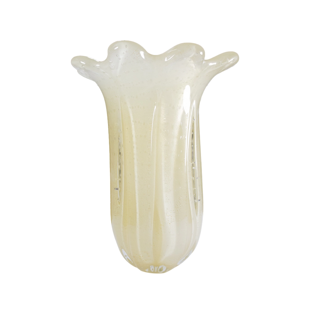 Vaso Cristais D´labone Everest Com Ouro 40 Cm Vaso Cristais D´labone Everest Com Ouro 40 Cm