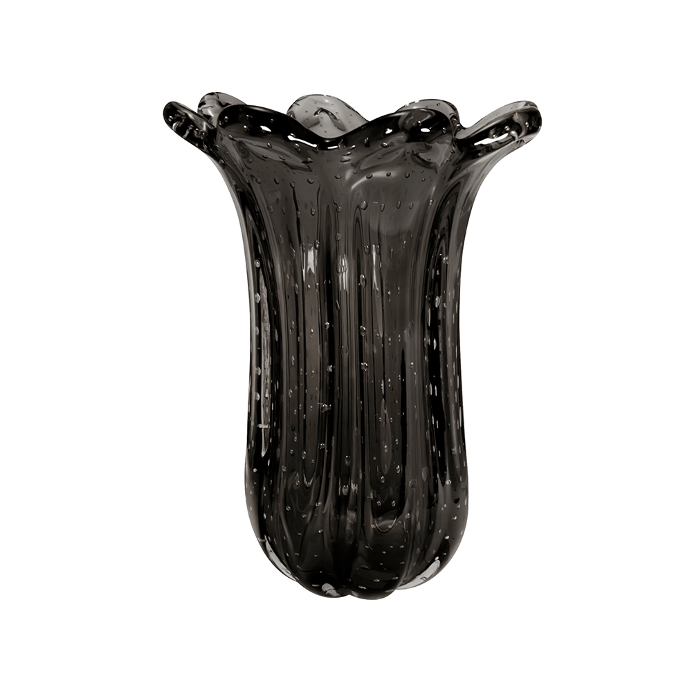 Vaso Cristais D´labone Everest Com Ouro 40 Cm