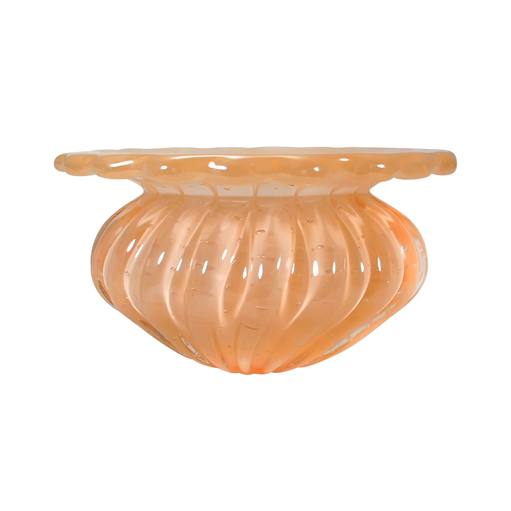 Vaso Cristais D´labone Ostrava Laranja Vaso Cristais D´labone Ostrava Laranja