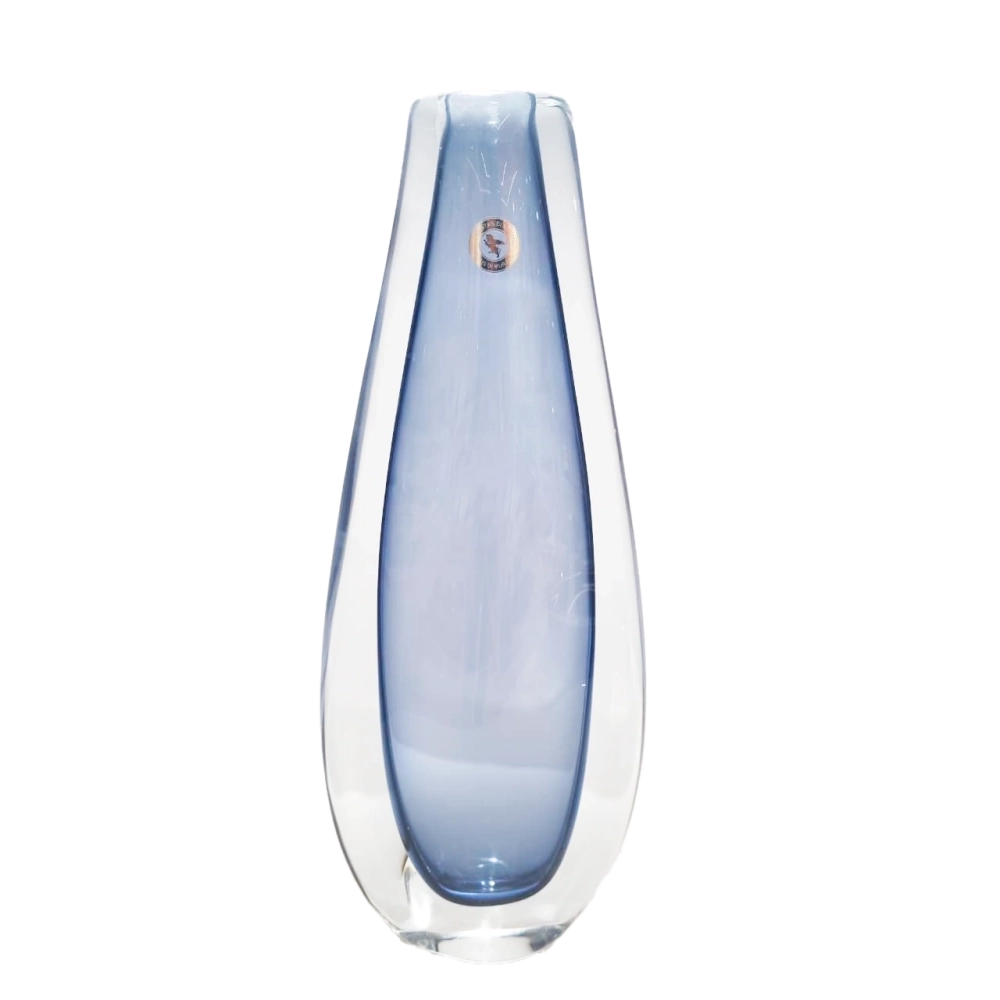 Vaso Cristais Di Murano Contemporânea Sem Ouro 18 X 8 X 46 Cm Vaso Cristais Di Murano Contemporânea Sem Ouro 18 X 8 X 46 Cm