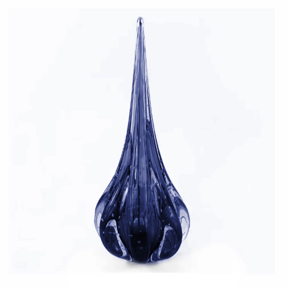 Vaso Gota Fênix Cristais D´labone 35 X 15 Cm Vaso Gota Fênix Cristais D´labone 35 X 15 Cm