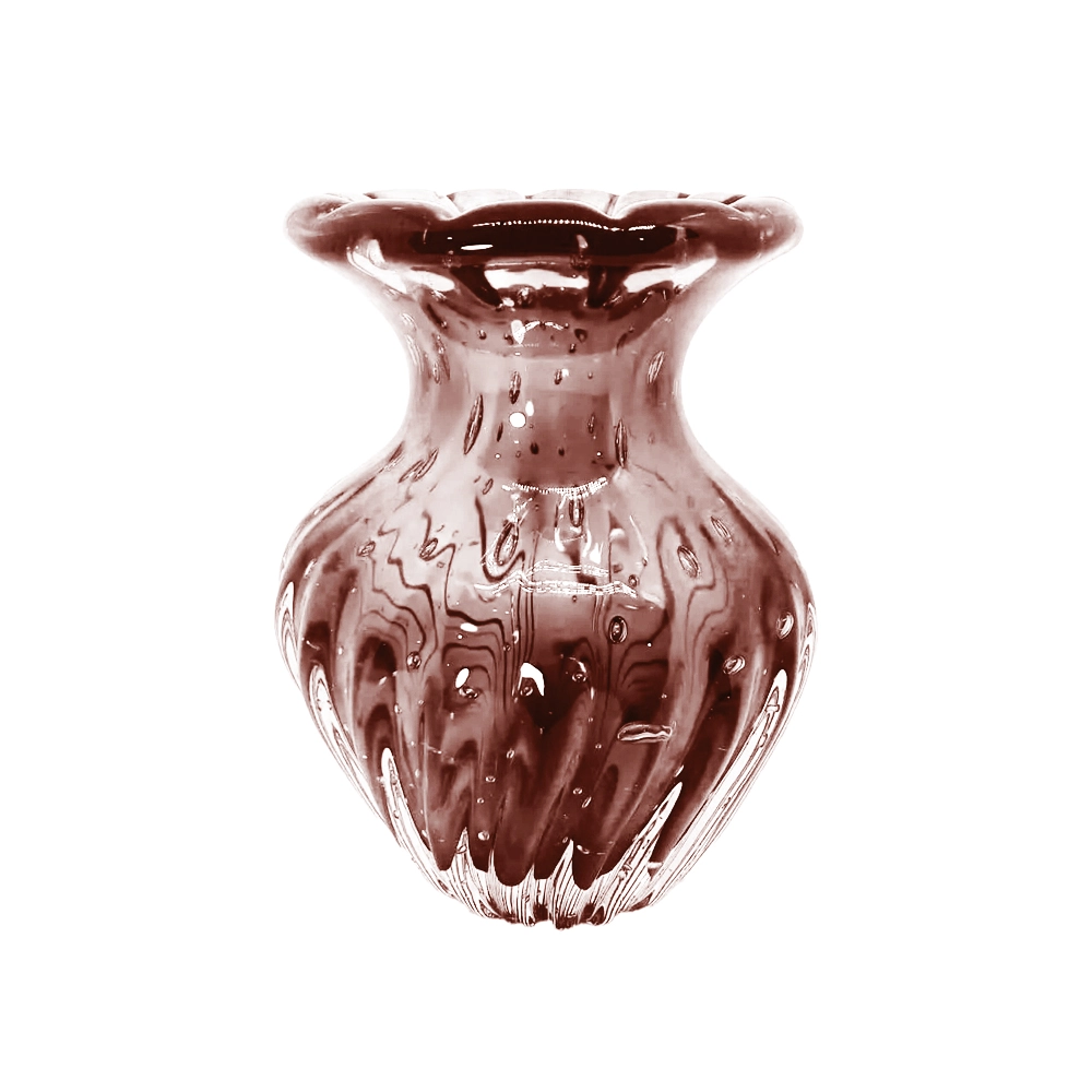 Vaso Houston Cristais D´labone 17 X 13 X 13 Cm