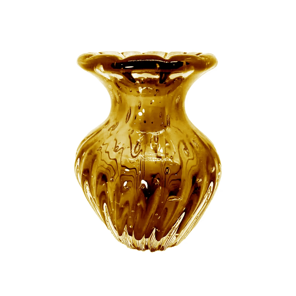 Vaso Houston Cristais D´labone 20 X 15 X 15 Cm Vaso Houston Cristais D´labone 20 X 15 X 15 Cm