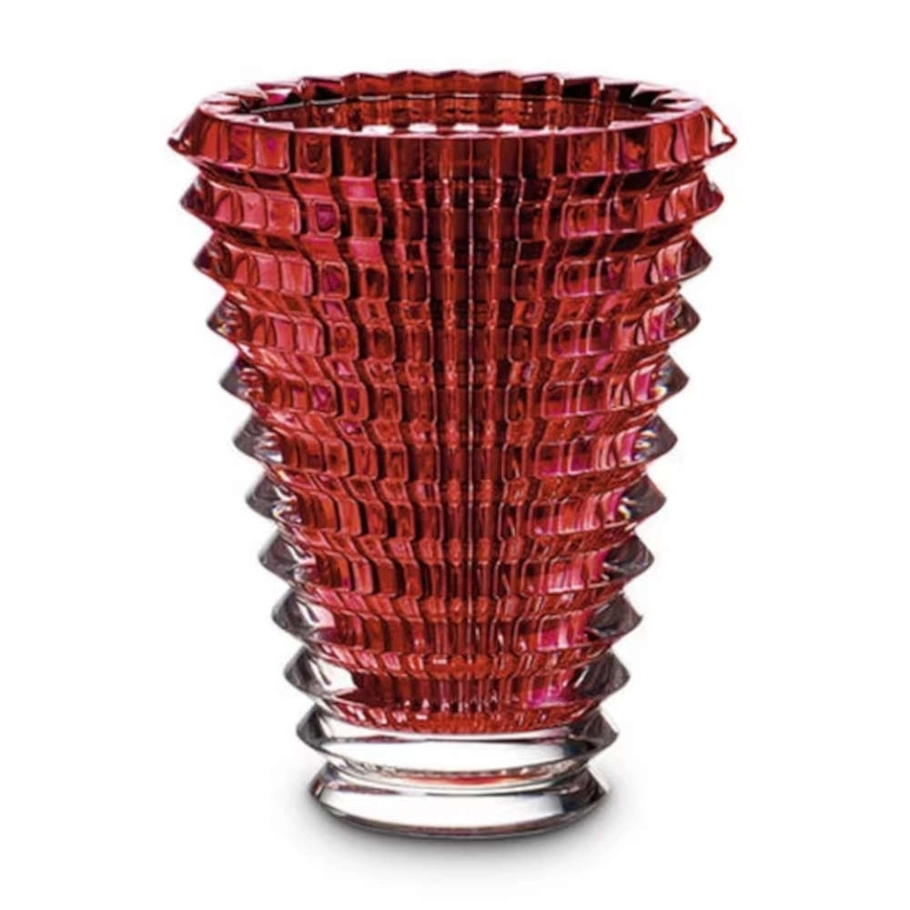 Vaso Oval Em Cristal Baccarat Eye Vermelho Vaso Oval Em Cristal Baccarat Eye Vermelho