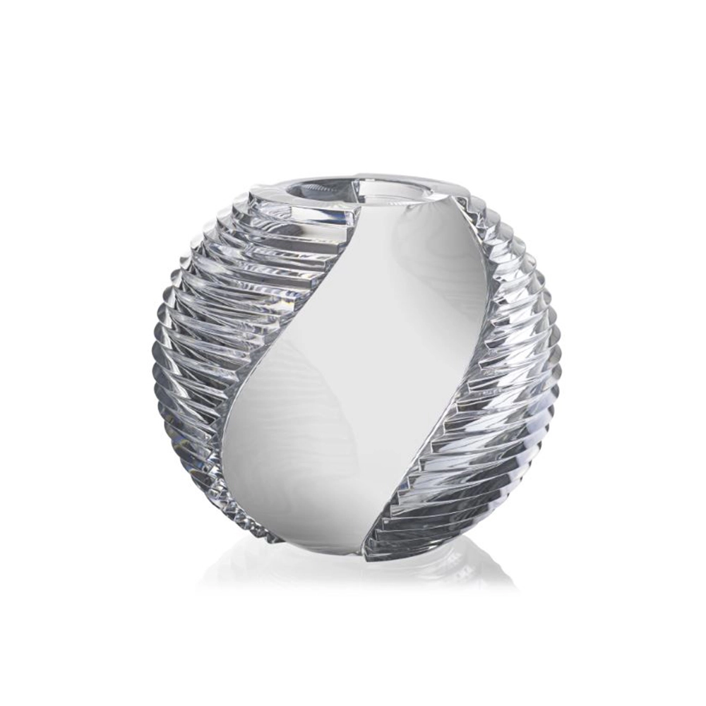 Vaso Redondo Rogaska Crystal Inline 22 Cm Vaso Redondo Rogaska Crystal Inline 22 Cm