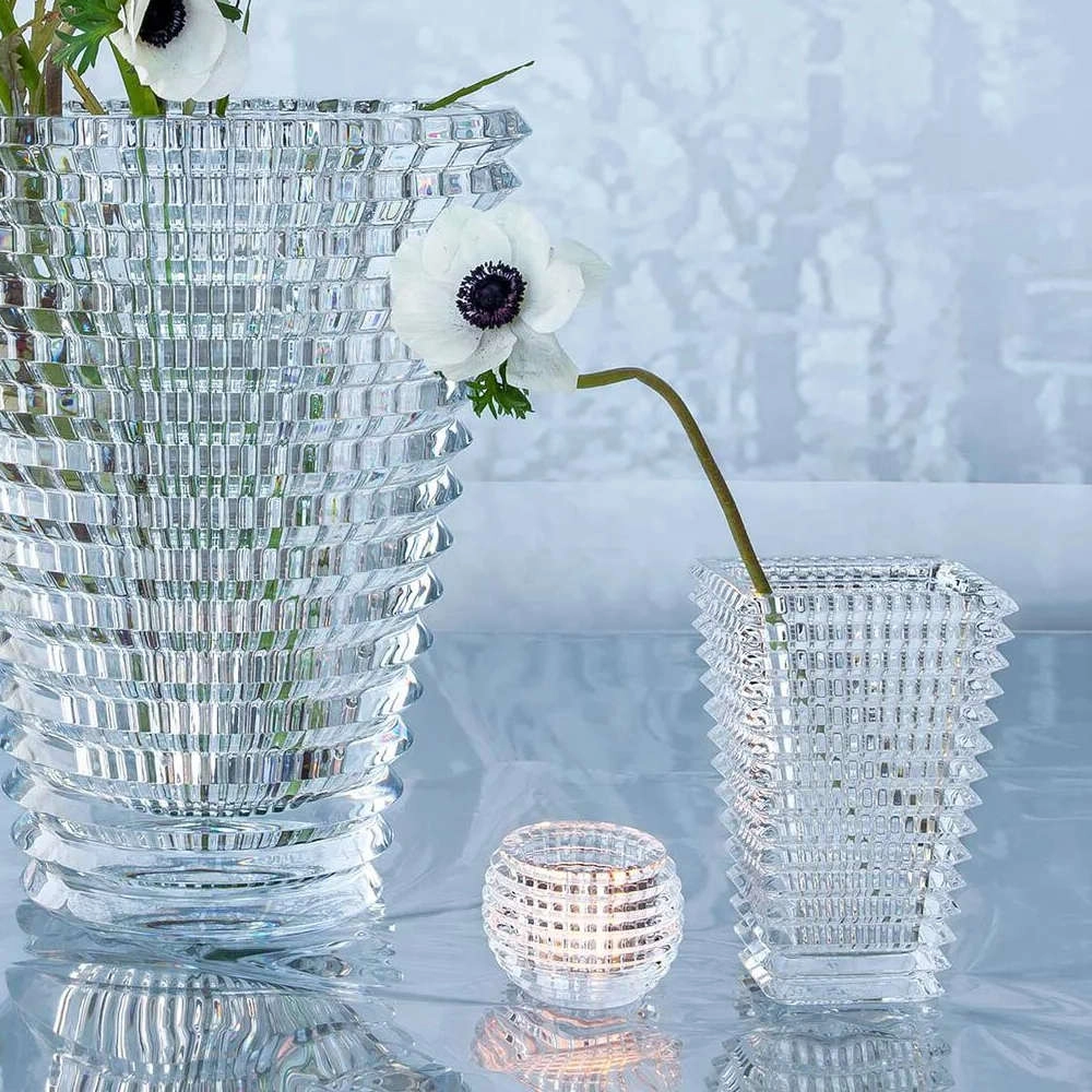 Vaso Retangular Em Cristal Baccarat Eye