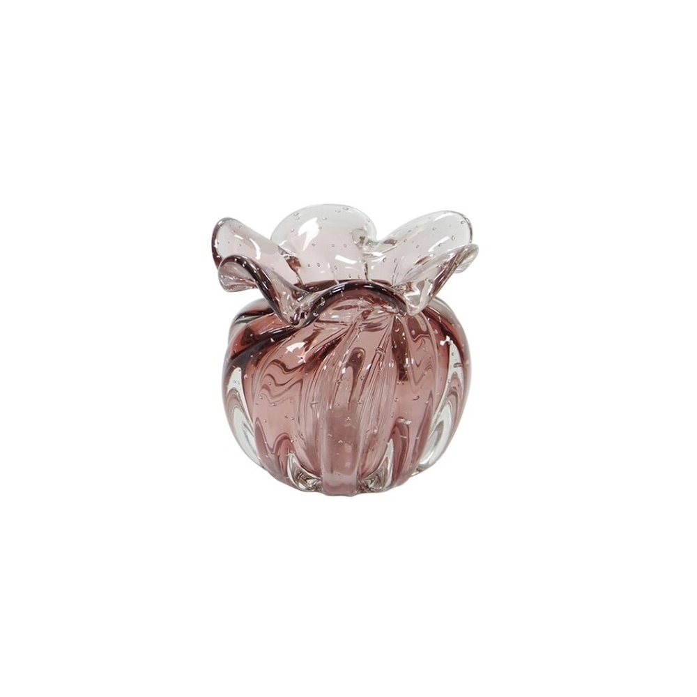 Vaso Torcello Cristais D´labone Rubi 17 X 17 Cm Vaso Torcello Cristais D´labone Rubi 17 X 17 Cm