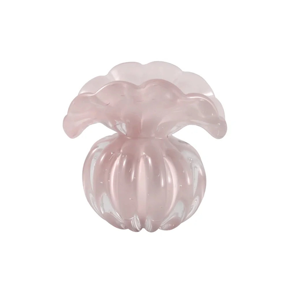 Vaso Toscana Cristais D´labone Jade Rosa 10 X 10 Cm Vaso Toscana Cristais D´labone Jade Rosa 10 X 10 Cm