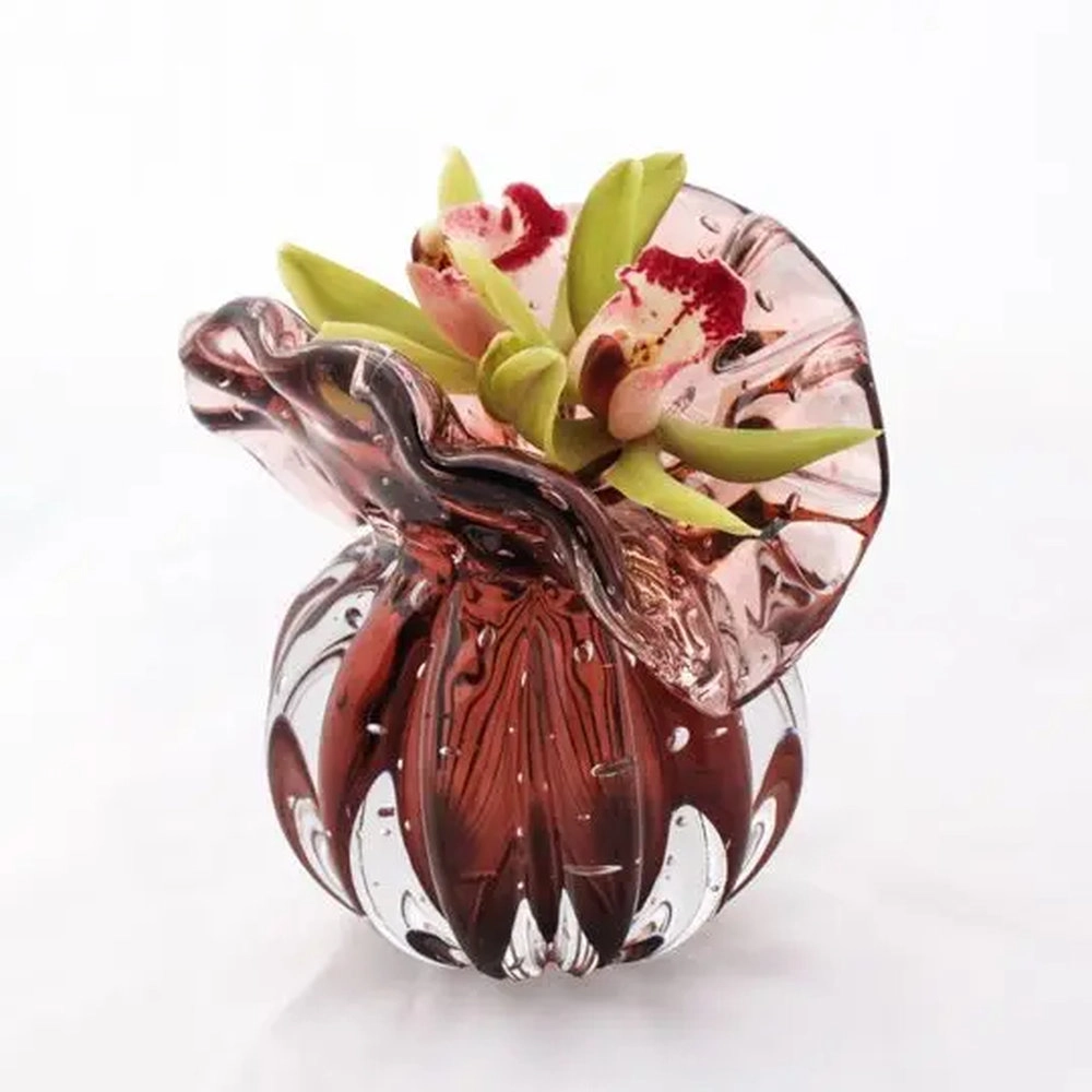 Vaso Toscana Cristais D´labone Rubi 10 Cm Vaso Toscana Cristais D´labone Rubi 10 Cm