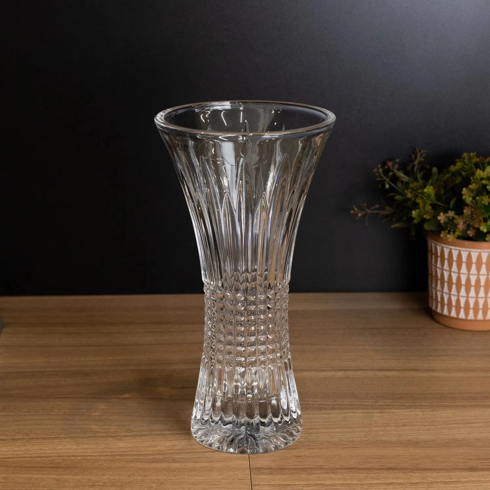 Vaso Wolff Queen Transparente 15 X 10 X 24 Cm Vaso Wolff Queen Transparente 15 X 10 X 24 Cm