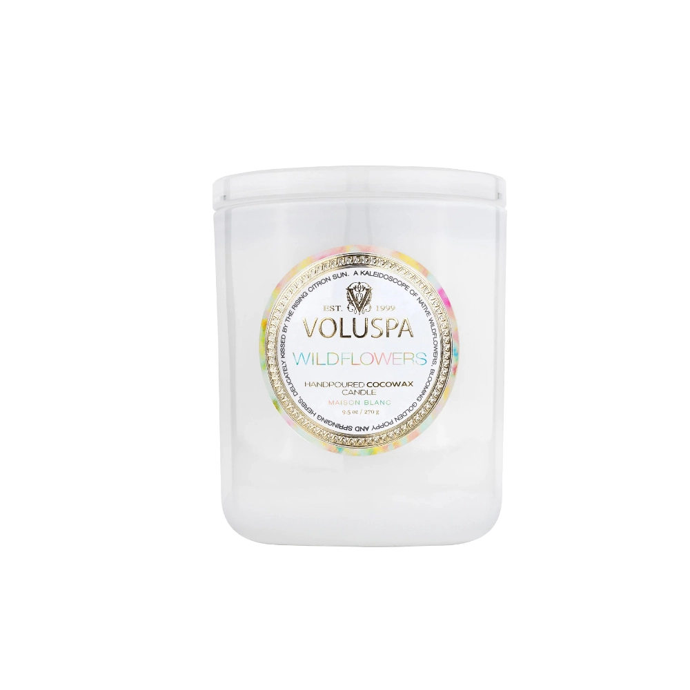 Vela Copo 60h Voluspa Nova Coleção Maison Blanc