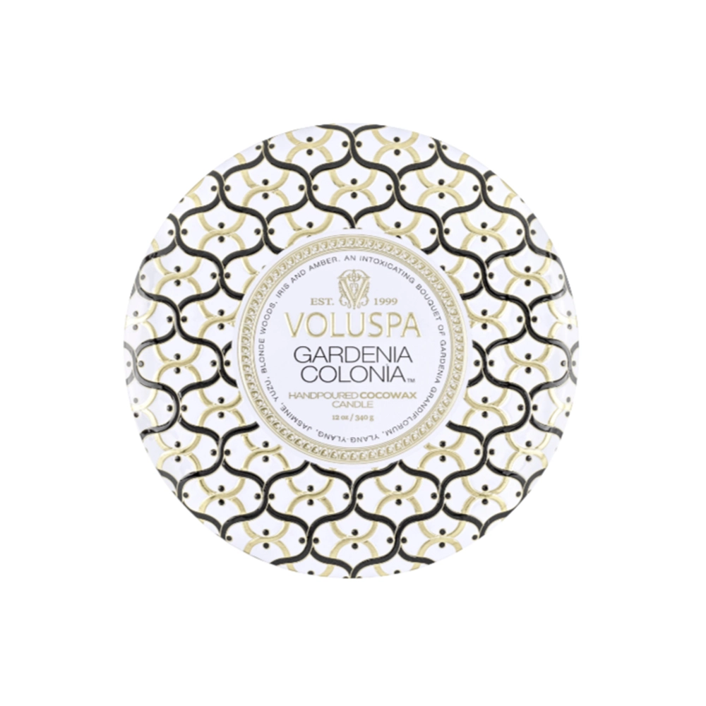 Vela Lata 3 Pavios 60 H Voluspa Nova Coleção Maison Noir Vela Lata 3 Pavios 60 H Voluspa Nova Coleção Maison Noir