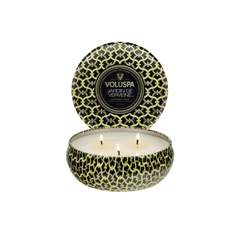 Vela Lata 3 Pavios 60 H Voluspa Nova Coleção Maison Noir Vela Lata 3 Pavios 60 H Voluspa Nova Coleção Maison Noir