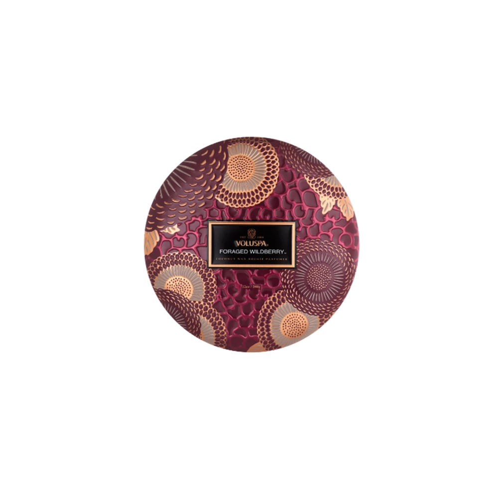 Vela Lata 3 Pavios 60h Voluspa Coleção Japonica