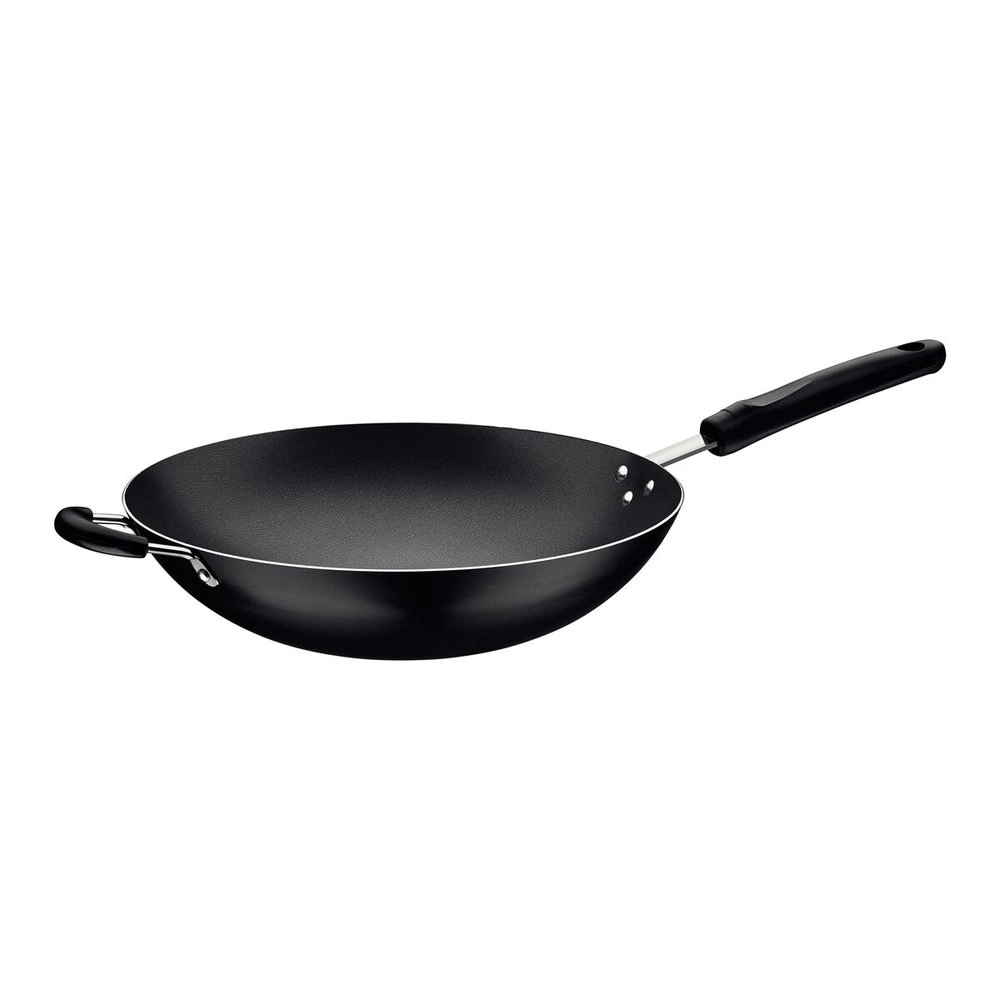 Wok Tramontina Caribe Preta 32 Cm Wok Tramontina Caribe Preta 32 Cm