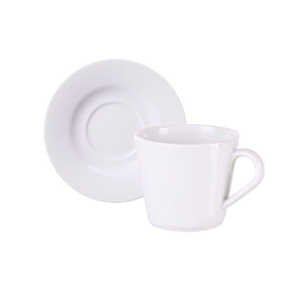 Xícara Para Chá Com Pires Tramontina Mesh 185 Ml - Cada Xícara Para Chá Com Pires Tramontina Mesh 185 Ml - Cada