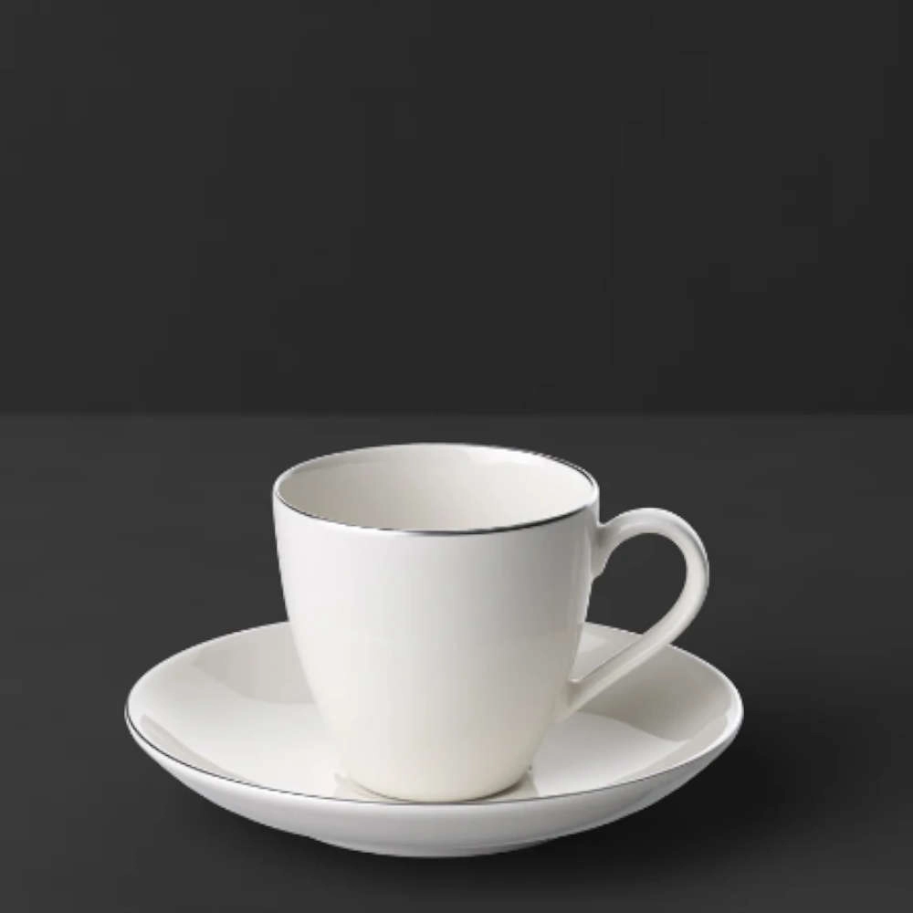 Xicara Para Cafe Anmut Platinum Villeroy e Boch Xicara Para Cafe Anmut Platinum Villeroy e Boch