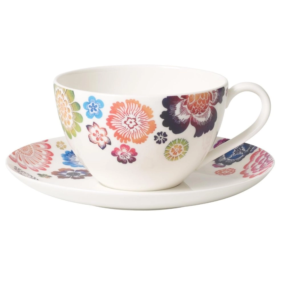 Xicara Para Cafe da Manha Anmut Bloom Villeroy e Boch Xicara Para Cafe da Manha Anmut Bloom Villeroy e Boch