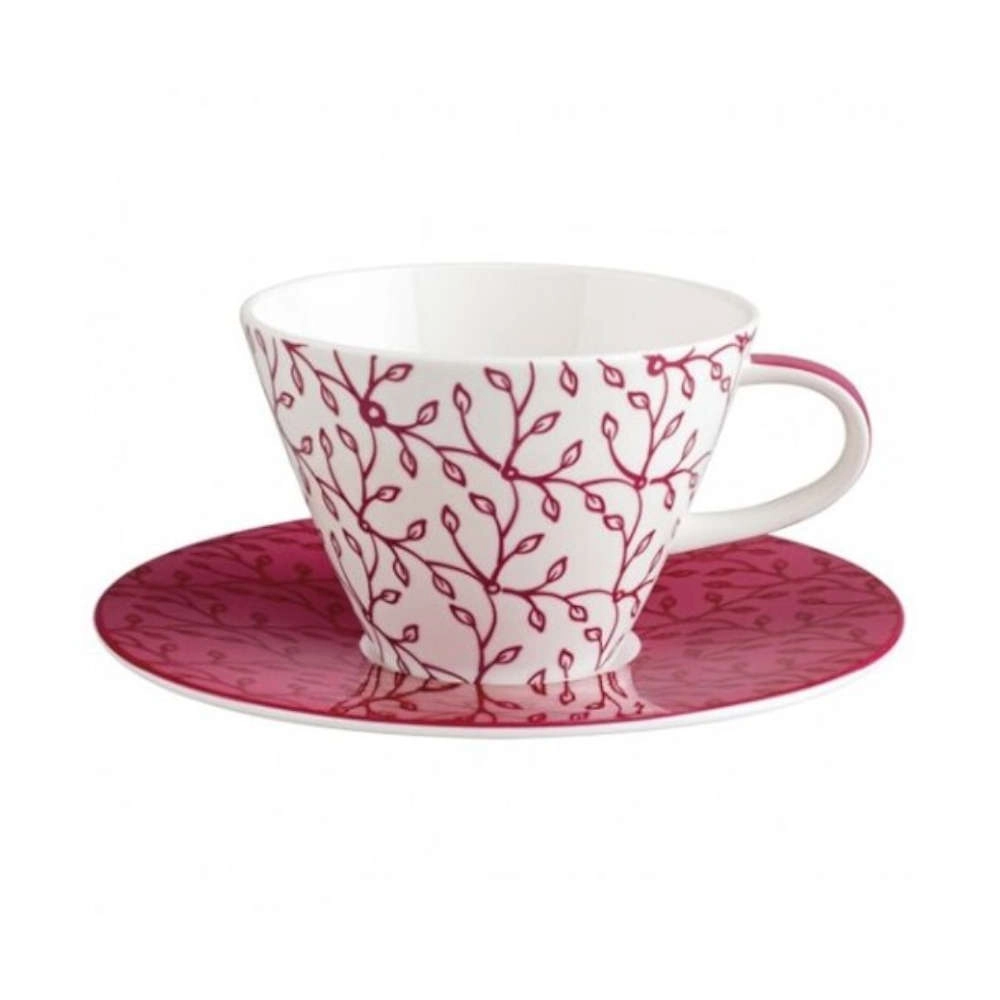 Xicara Para Cha Caffe Club Floral Berry Villeroy e Boch Xicara Para Cha Caffe Club Floral Berry Villeroy e Boch