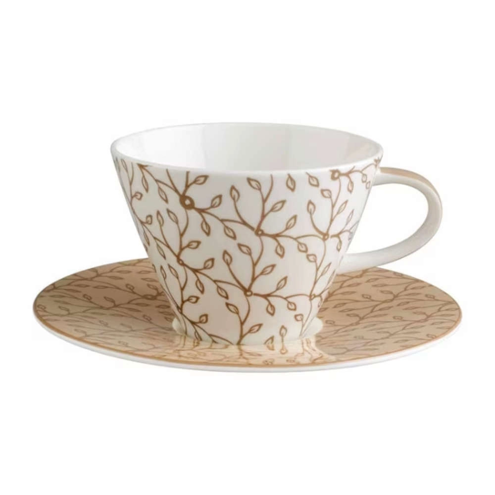 Xicara Para Cha Caffe Club Floral Caramelo Villeroy e Boch Xicara Para Cha Caffe Club Floral Caramelo Villeroy e Boch