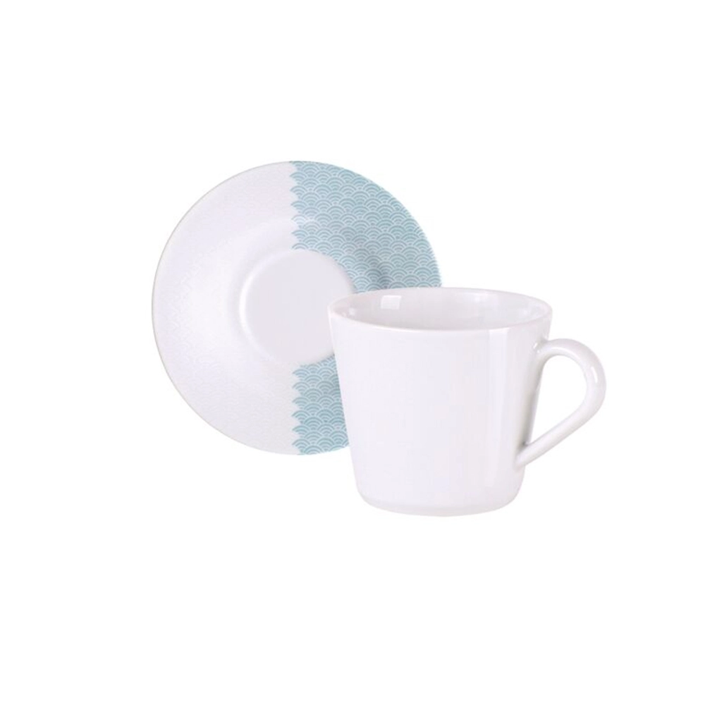 Xicara Para Cha Com Pires Aquarius 185 Ml - Cada Xicara Para Cha Com Pires Aquarius 185 Ml - Cada