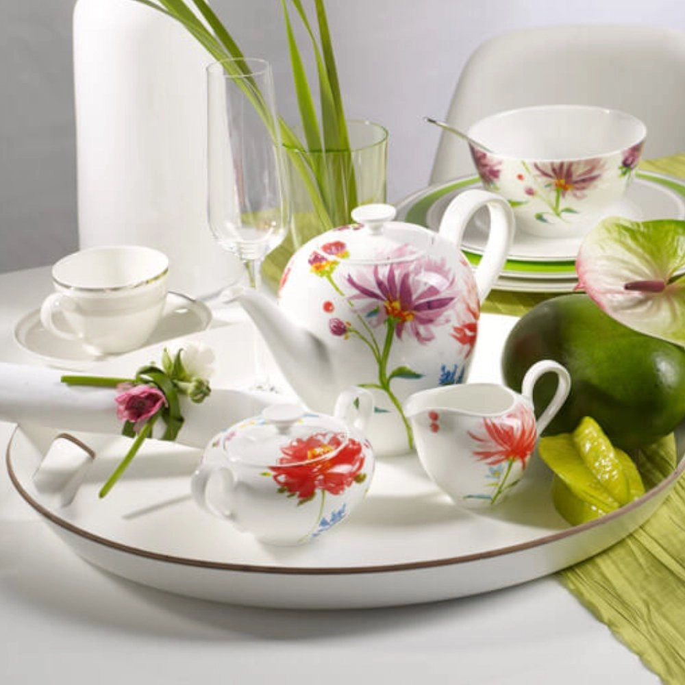 Acucareiro Anmut Flowers Villeroy e Boch Acucareiro Anmut Flowers Villeroy e Boch